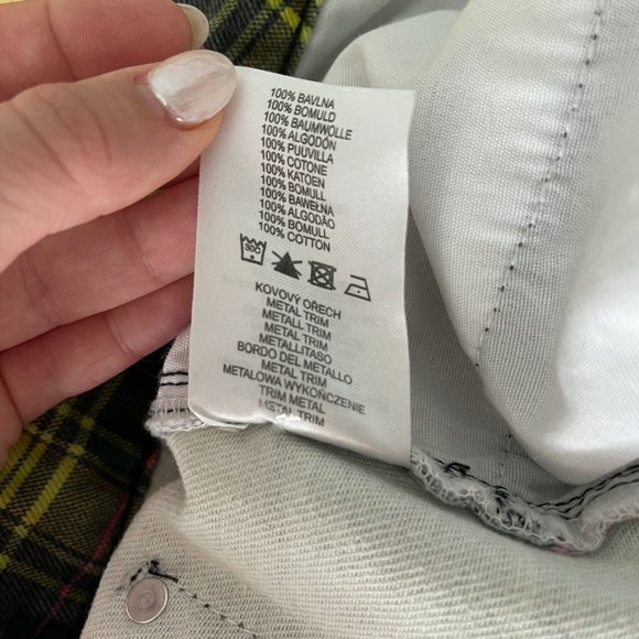 The Ragged Priest Check Print Mom Jeans 30 - Picture 7 of 9